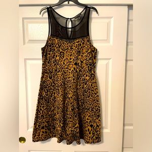 Forever 21 leopard dress size 3X